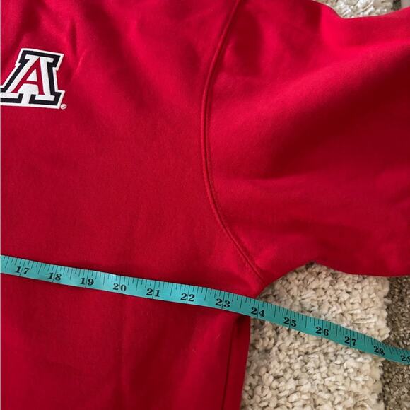 Blue 84 University of Arizona Red Quarter zip Sweatshirt Size Large - Picture 5 of 6